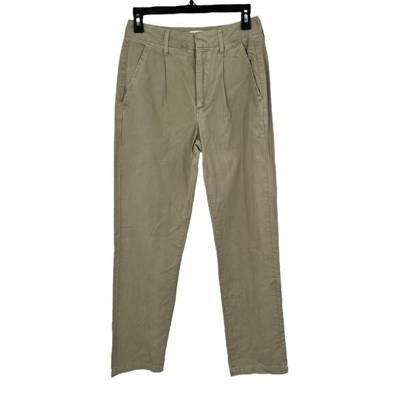 Pistola Pants Gemma straight twill cotton light green size 24 - Picture 1 of 6